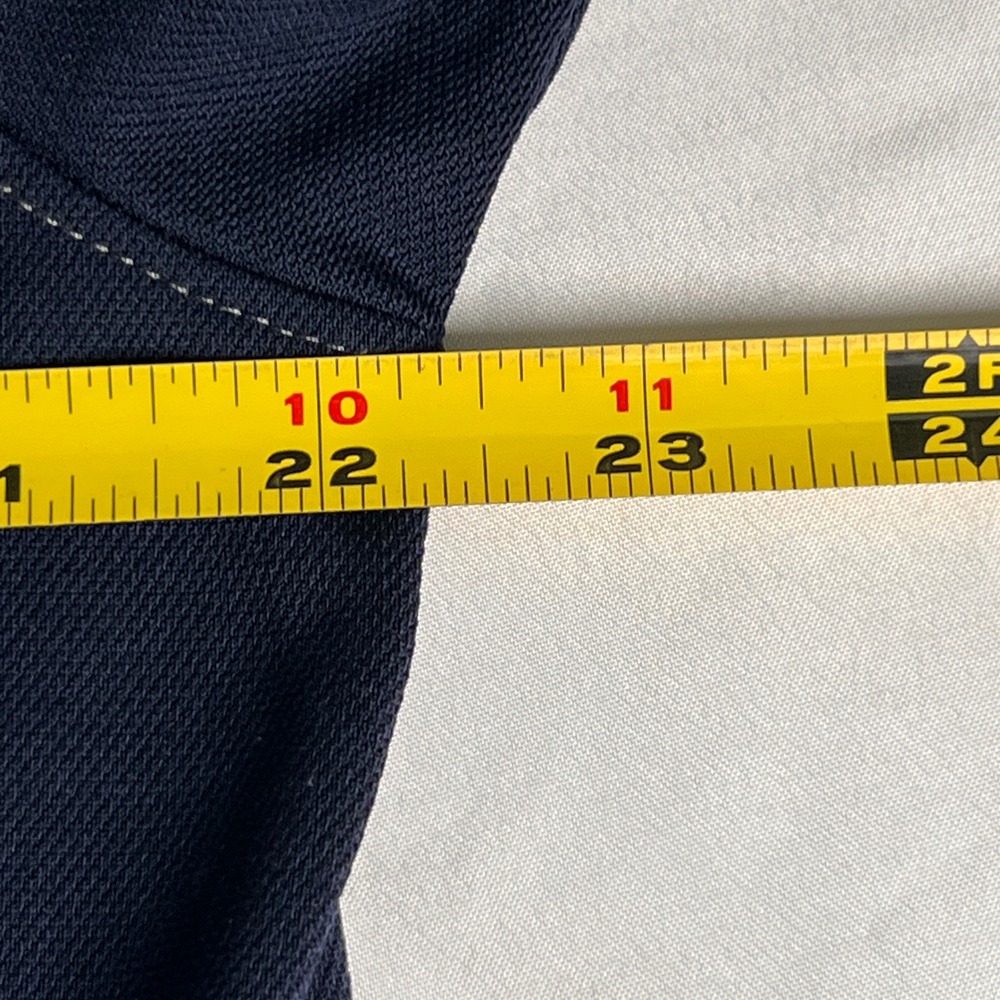 Notre Dame Fighting Irish Under Armour Mens L Full Zip Up Jacket Navy Gray Logo - Picture 6 of 8